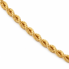 Rope Chain (Gold 14K) - 4 mm