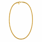 Rope Chain (Gold 14K) - 4 mm