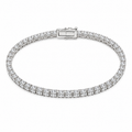 Tennis Bracelet (Silver) Rhodium - 3 mm