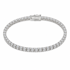 Tennis Bracelet (Silver) Rhodium - 3 mm