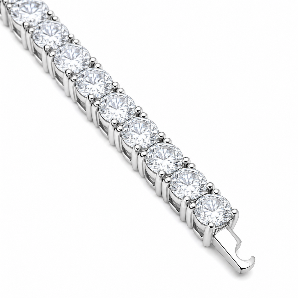 Tennis Bracelet (Silver) Rhodium - 3 mm