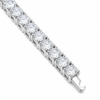 Tennis Bracelet (Silver) Rhodium - 3 mm