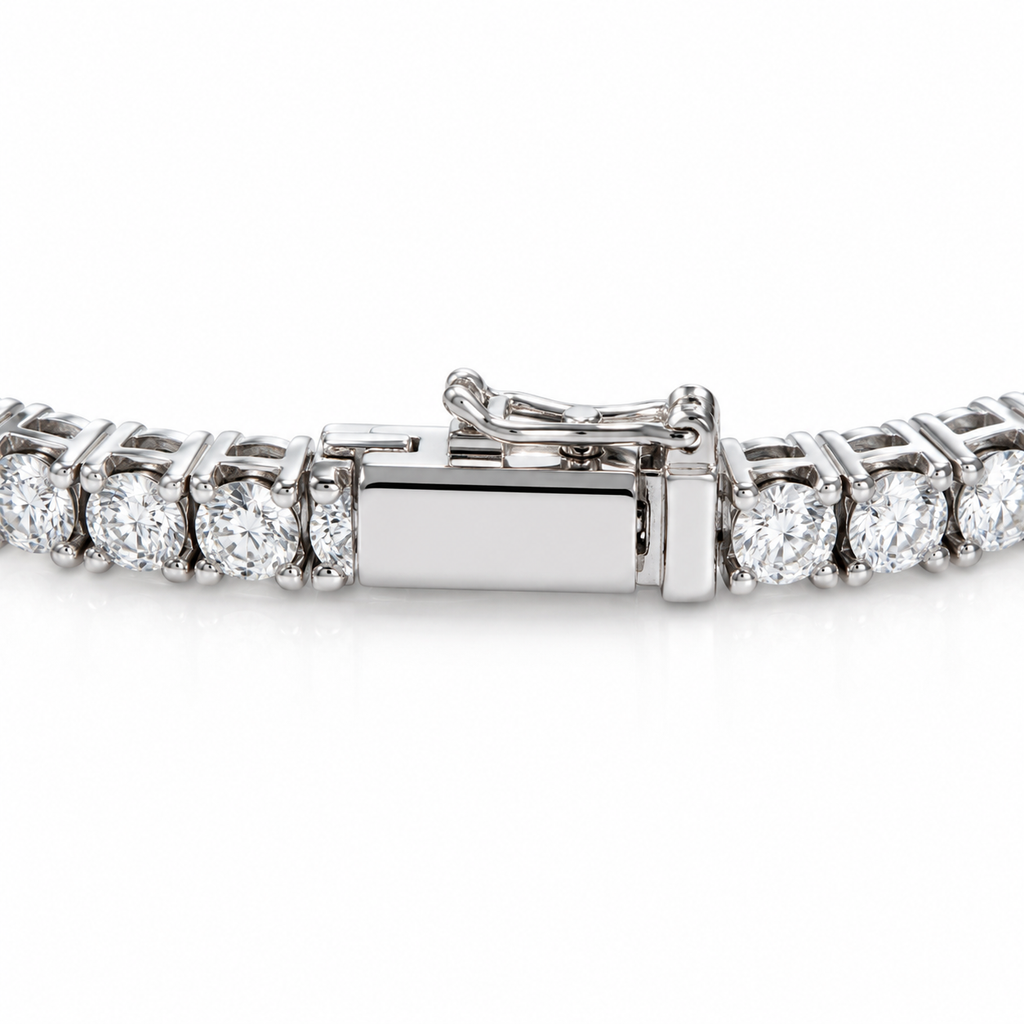 Tennis Bracelet (Silver) Rhodium - 3 mm