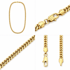 Cuban Link Chain (Gold 14K) - 5 mm