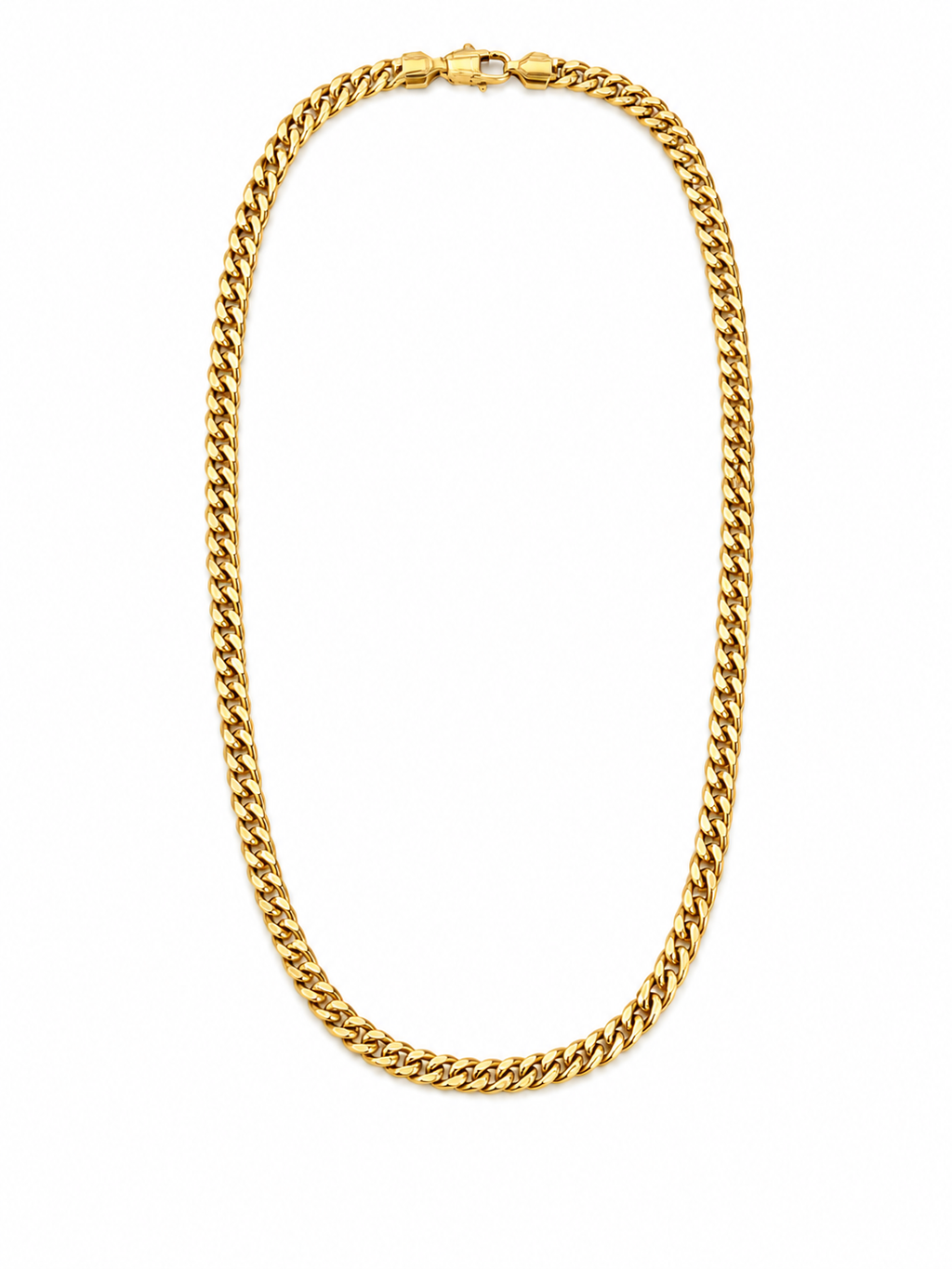Cuban Link Chain (Gold 14K) - 5 mm