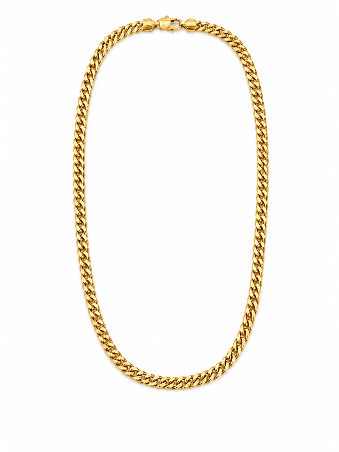 Cuban Link Chain (Gold 14K) - 5 mm