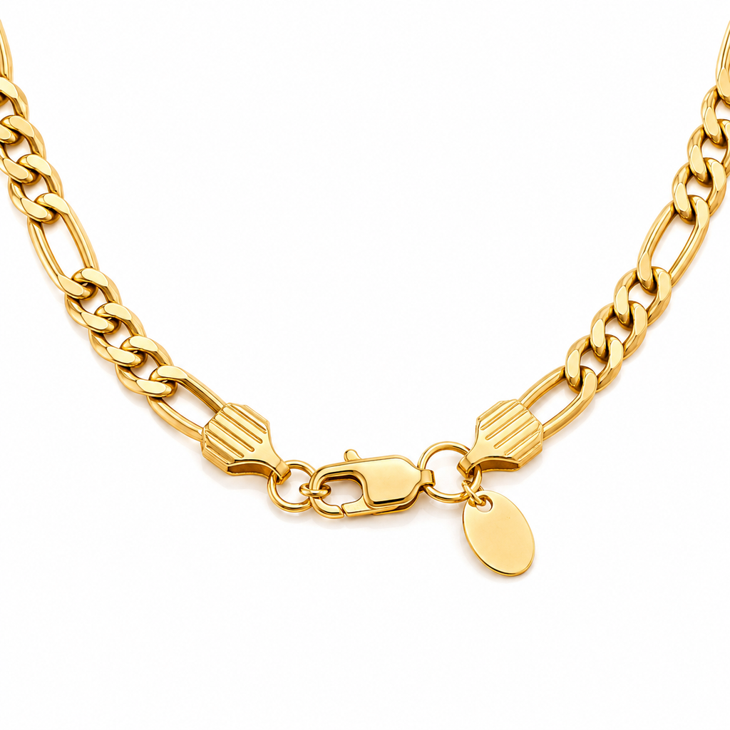 Figaro Chain (Gold 14K) - 5 mm