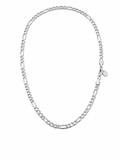 Figaro Chain (Silver) Rhodium - 5 mm