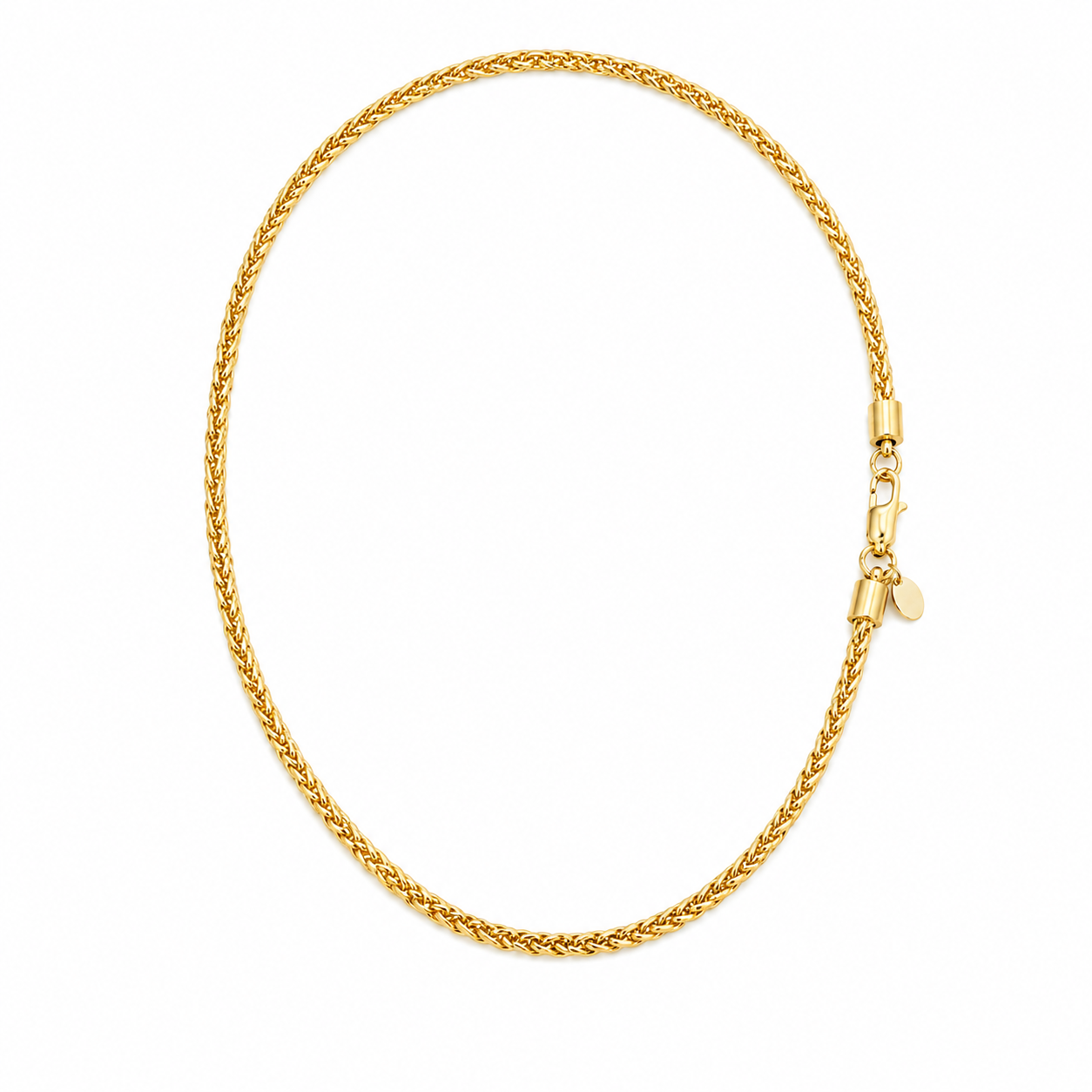 Wheat Chain (Gold 14K) - 4 mm