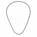 Wheat Chain (Silver) Rhodium - 4 mm