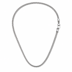 Wheat Chain (Silver) Rhodium - 4 mm