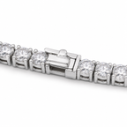Tennis Bracelet (Silver) Rhodium - 5 mm