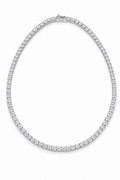 Tennis Chain (Silver) Rhodium - 5 mm